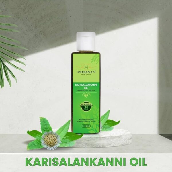 Bhrngaraj Hibiscus Henna Hair Oil (Karisalanganni Hair Oil)