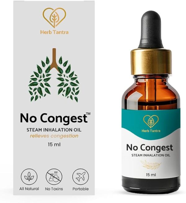 Free Nose - Steam Inhalation Oil for Cold Congestion Relief